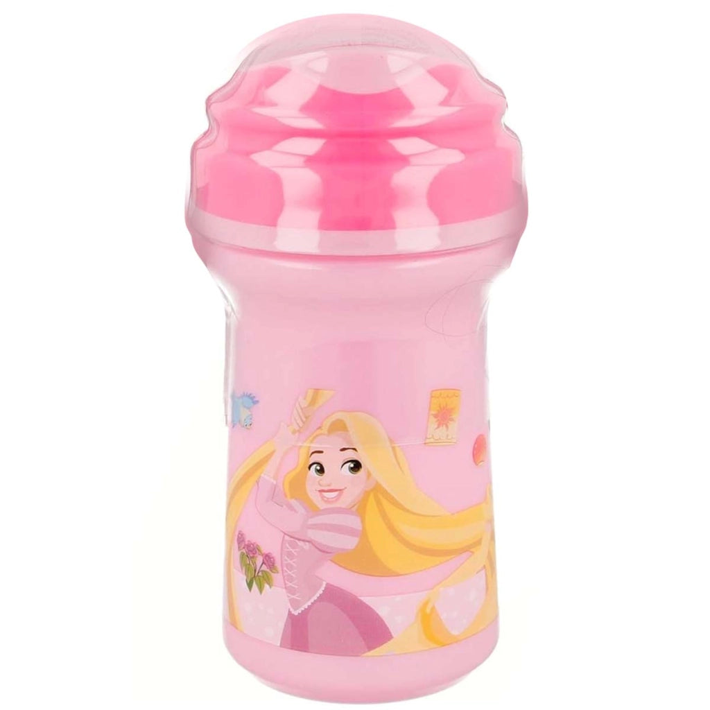Borraccia 310ml per Bambini con Beccuccio in Plastica senza BPA Rosa chiaro Princess