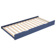 Letto a cassetti blu scuro