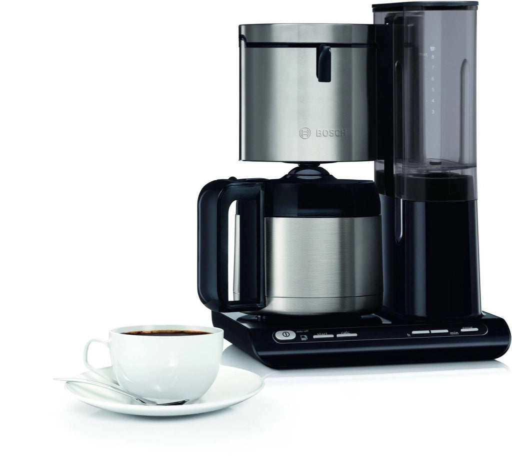 Bosch TKA8A683 Styline Macchina da caffe' con Filtro Caraffa Termica 1,1 L 8 tazze 1100 W colore Nero
