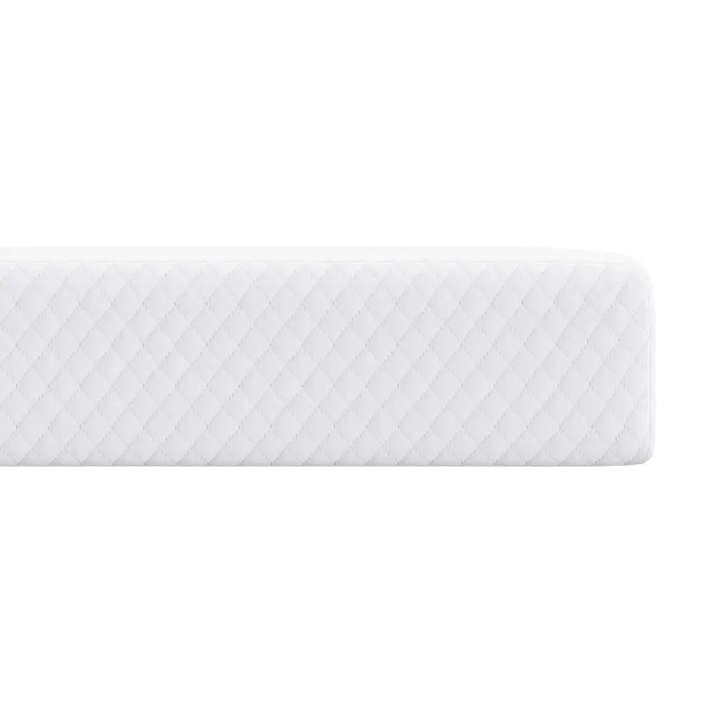 Topper per materasso Bianco 100 x 200 cm Tessuto Jacquard 4106246
