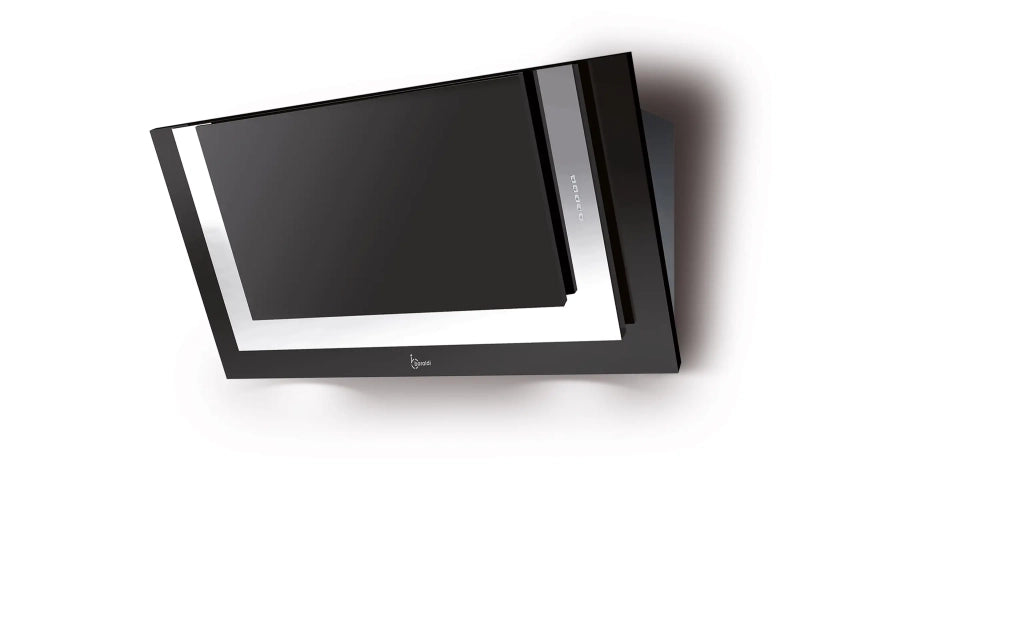 Cappa a parete DIVINA cm 90 - Inox, Nero - 800 m3/h