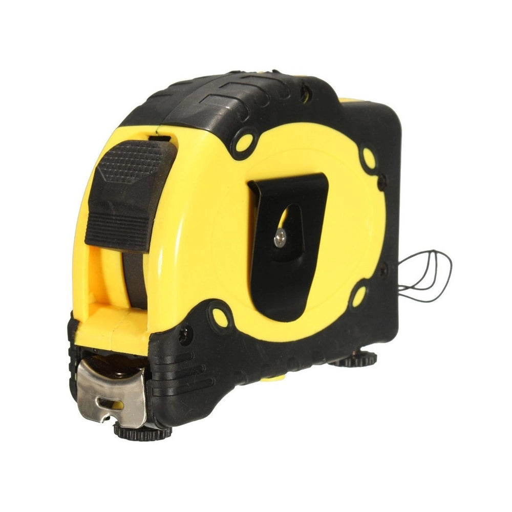 Trade Shop - Mini Livella Laser Di Precisione Con Metro Incorporato Con 3 Batterie -