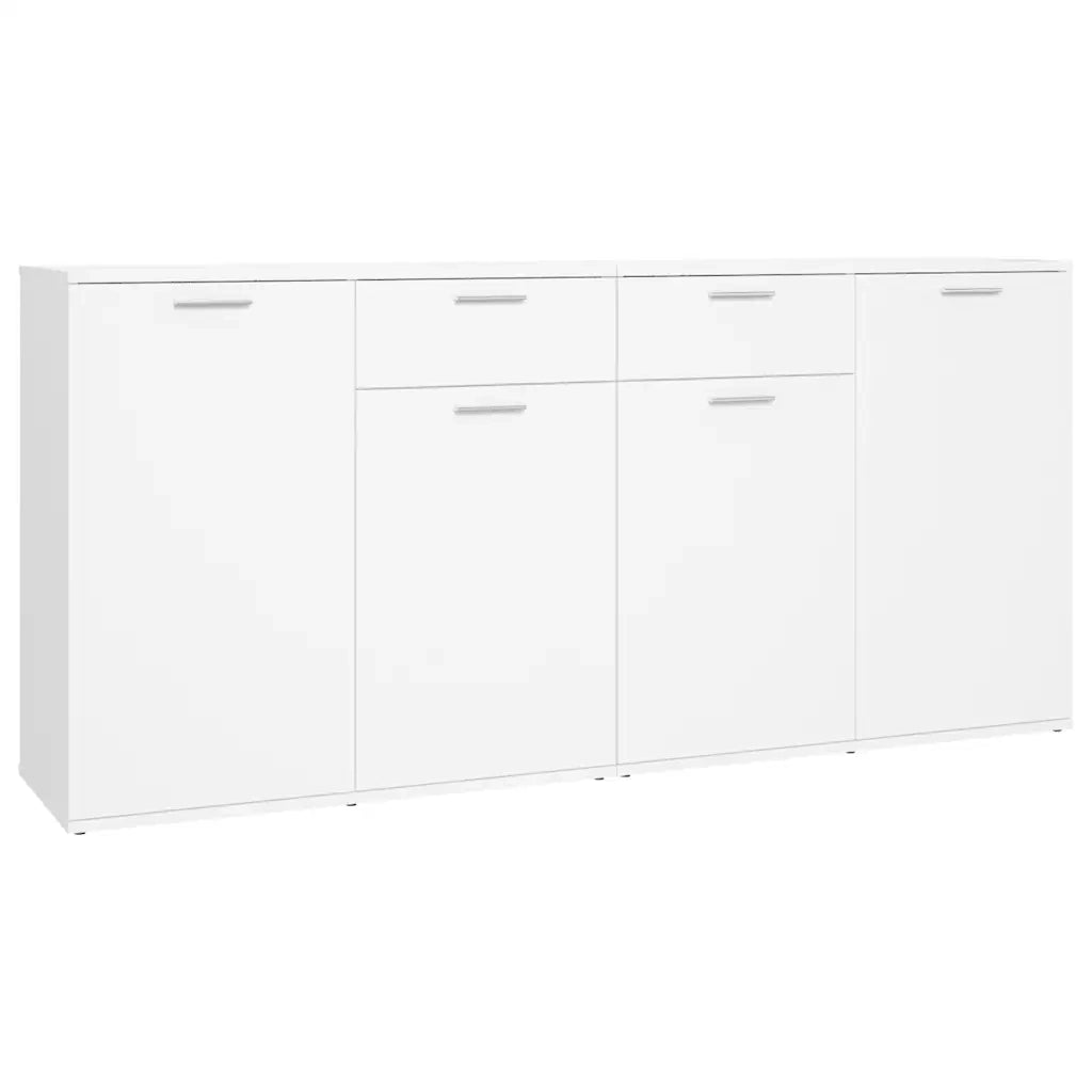 Credenza Bianca 160x36x75 cm in Legno Multistrato 3074927