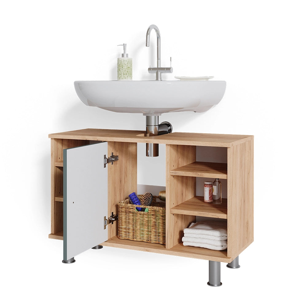 Vicco Mobile sottolavabo per bagno Verde 80 x 54 cm