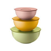 Set lunch box con posate colore giallo mango 900 ml