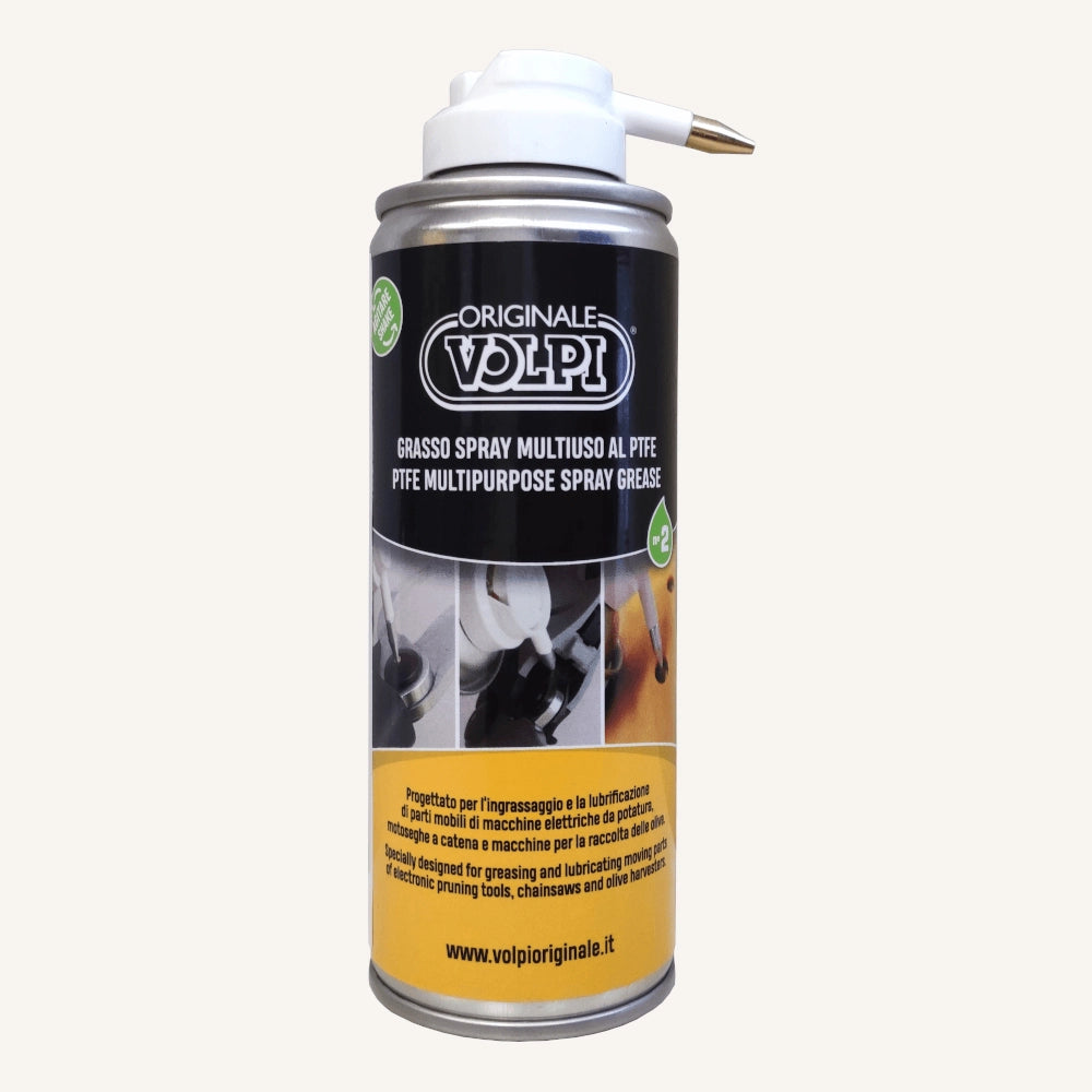LUBRIFICANTE GRASSO SPRAY MULTIUSO AL PTFE 200ml CON APPLICATORE VOLPI