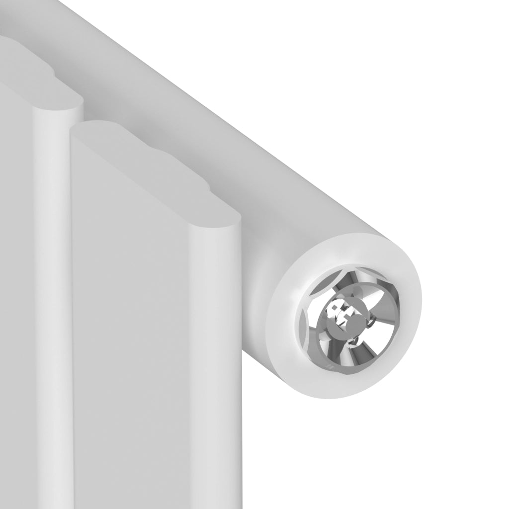 Termosifone Nore ad Acqua Calda Pannello Singolo con Elementi Piatti 160 x 45 cm - Bianco [neu.haus]