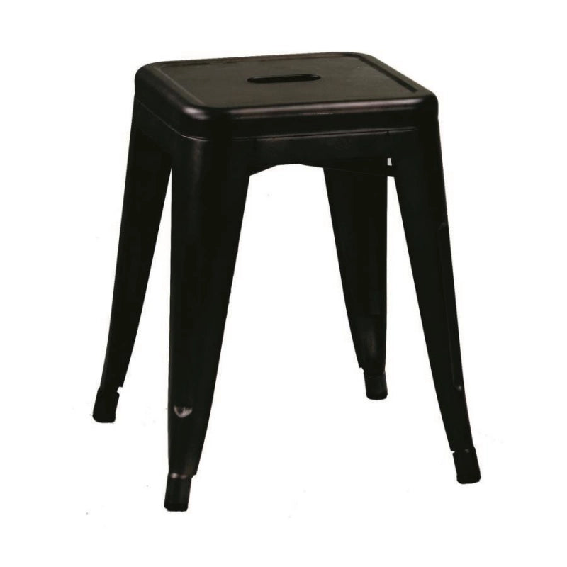 Sgabello ferro bristol marrone cm 39x39h45