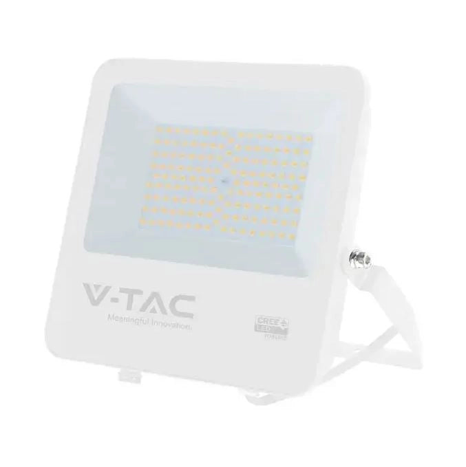 V-TAC PRO Faro LED Slim 100W Chip CREE Bianco 6500K IP65 135 lm/W VT-44101-W