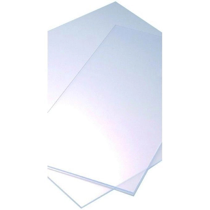 Polimark Vetro Sintetico Liscio Trasparente in Polistirolo 2,5 mm Pretagliato