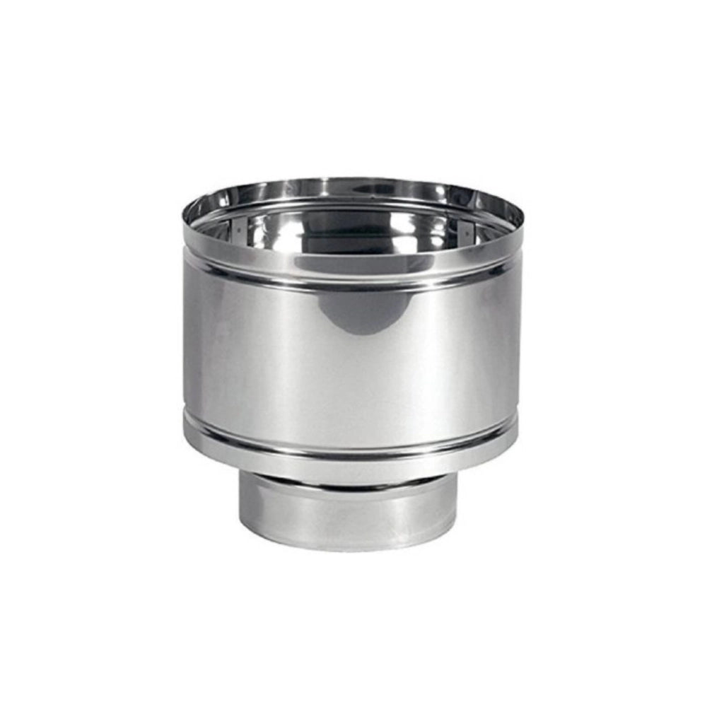 Antivento a botte acciaio inox aisi 304 5/10 comignolo fumaiolo attacco tondo 150/MASCHIO