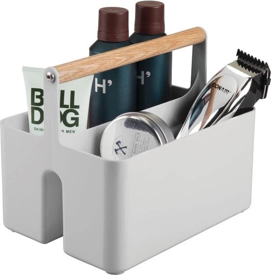 Organizzatore da bagno portatile – cassetto con maniglia per la conservazione di prodotti per la cura personale – organizzatore da bagno con due cassetti – grigio e naturale 

Modello: 
Specifica tecnica: 
Codice prodotto: