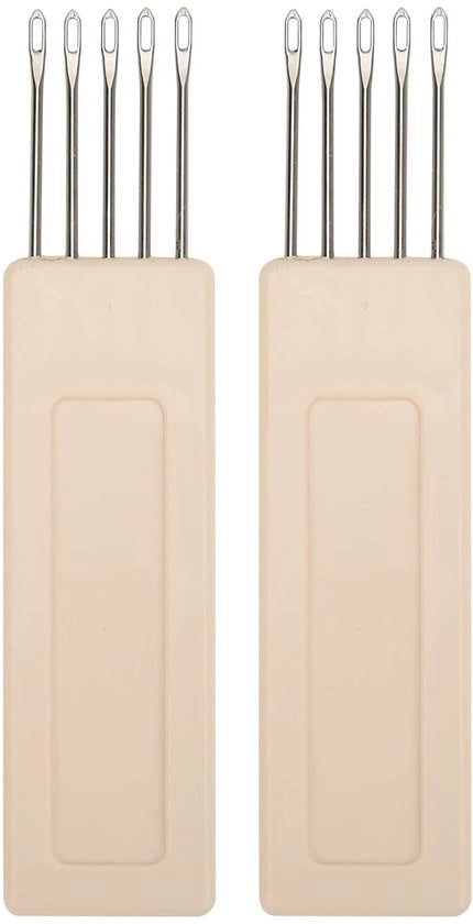 Set di Accessori per Lavorazione della Lana - Kamme e Aghi per Trasferimento - Accessori per la Casa - Set di 2 pezzi - Lavorazione della Lana - Materiale Kunststof/Roestvrij Staal