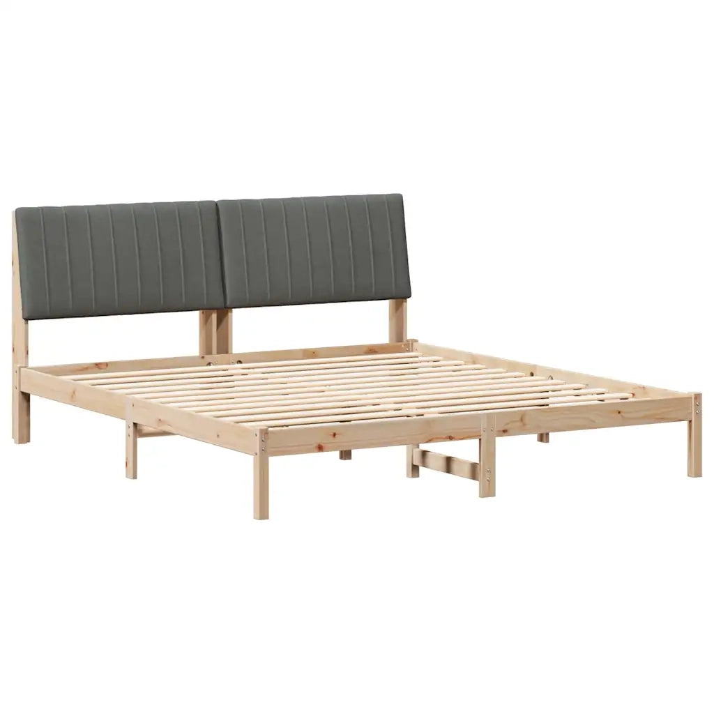 Struttura del letto Marrone 180 x 200 cm Pino massello 3394404