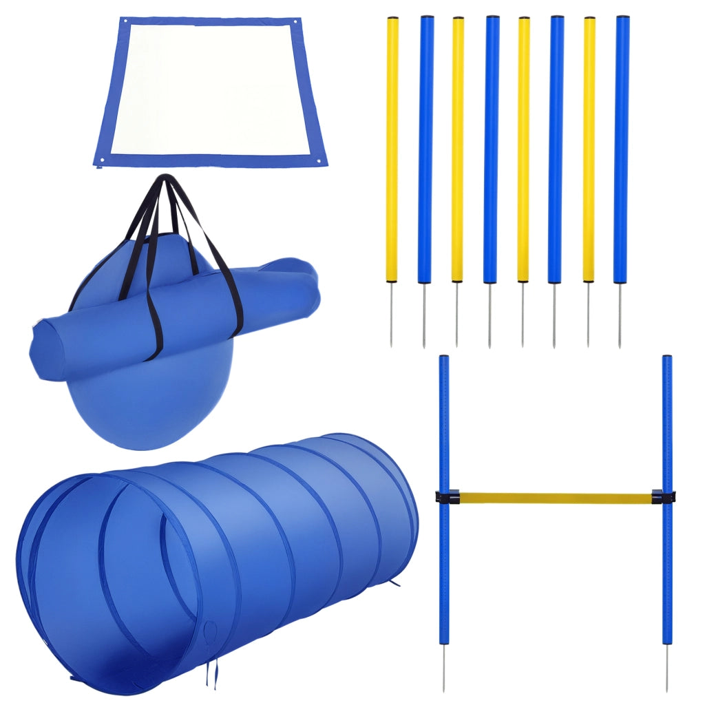 Set Agility per Cani ¨C zephmum ¨C Giallo e Blu