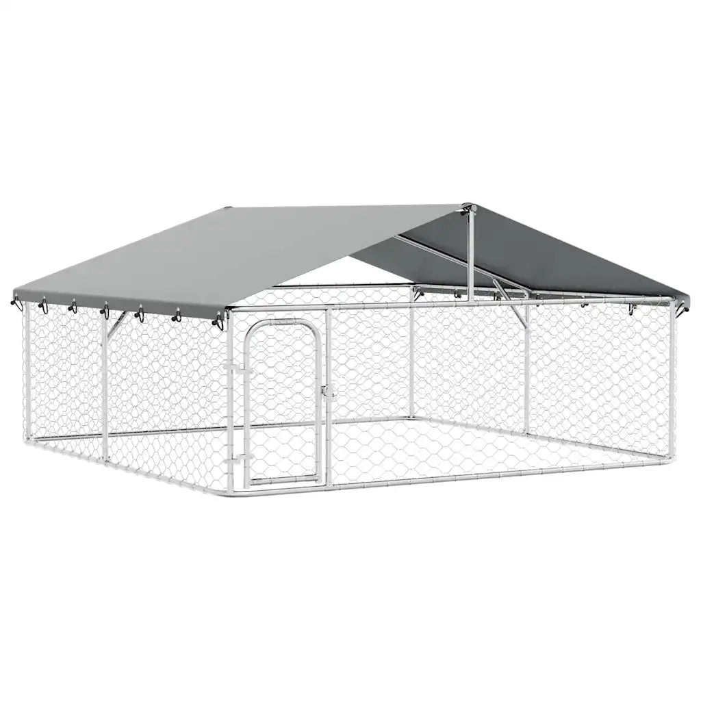 Gabbia per Cani da Esterno con Tetto 300x300x150 cm 171501