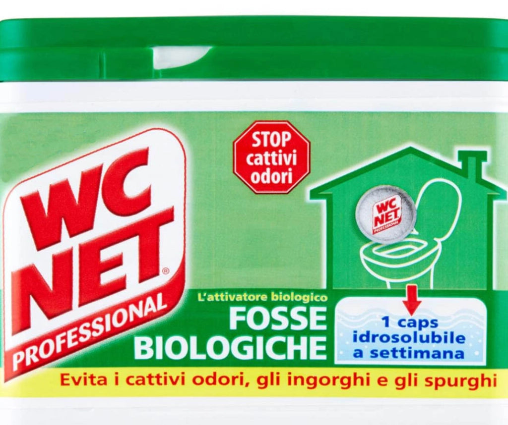 WC NET FOSSE BIOLOGICHE PASTIGLIE 300 GR 12 CAPS IN OGNI CONFEZIONE