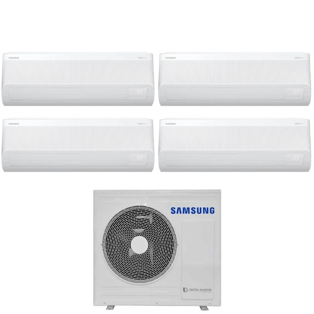 Climatizzatore Condizionatore Samsung Quadri Split Inverter serie WINDFREE AVANT S2 9+9+9+9 con AJ080TXJ4KG R-32 Wi-Fi Integrato 9000+9000+9000+9000