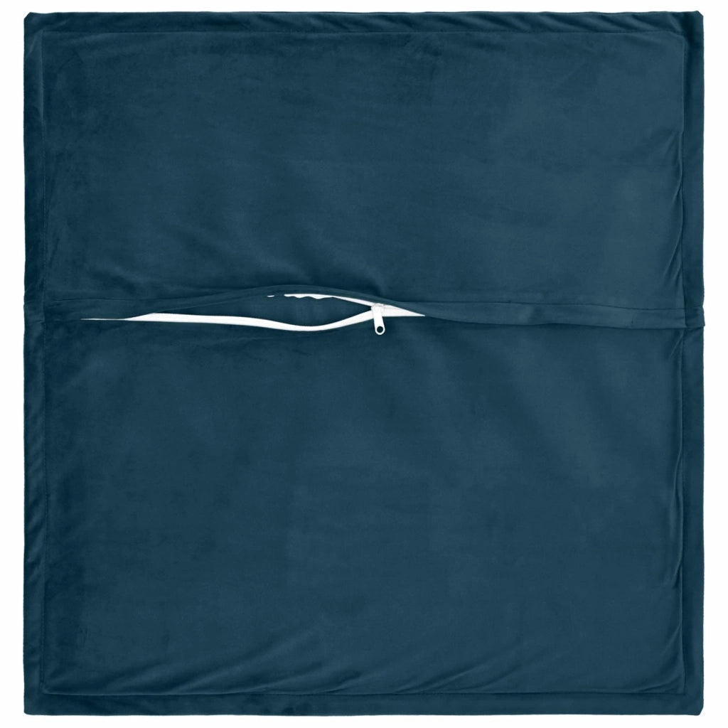 Federa 2 pcs HOUTEN Blu 80 x 80 cm Velluto 921579