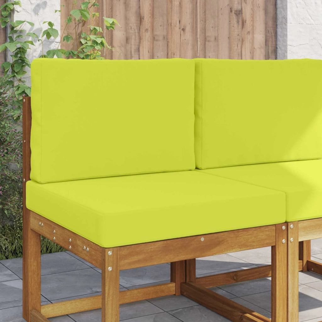 Cuscino per divano da esterno 2 pcs Verde Poliestere 900715