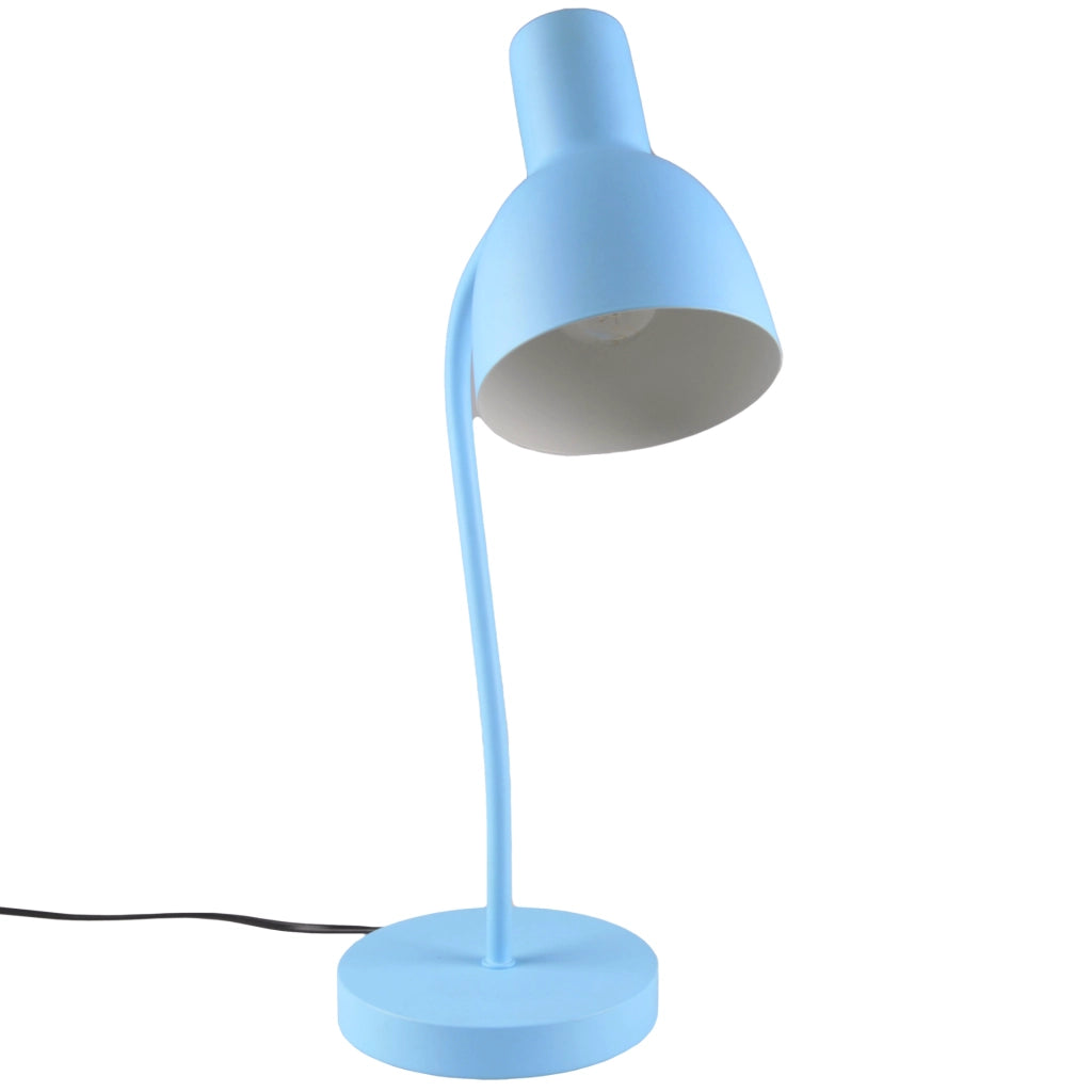 Lampada da scrivania Polux MIMI blu E27 metallo 50cm