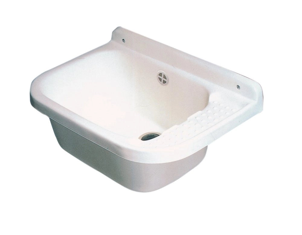 1pz lavatoio resina a parete 50x35 cm con sifone cod:ferx.39311