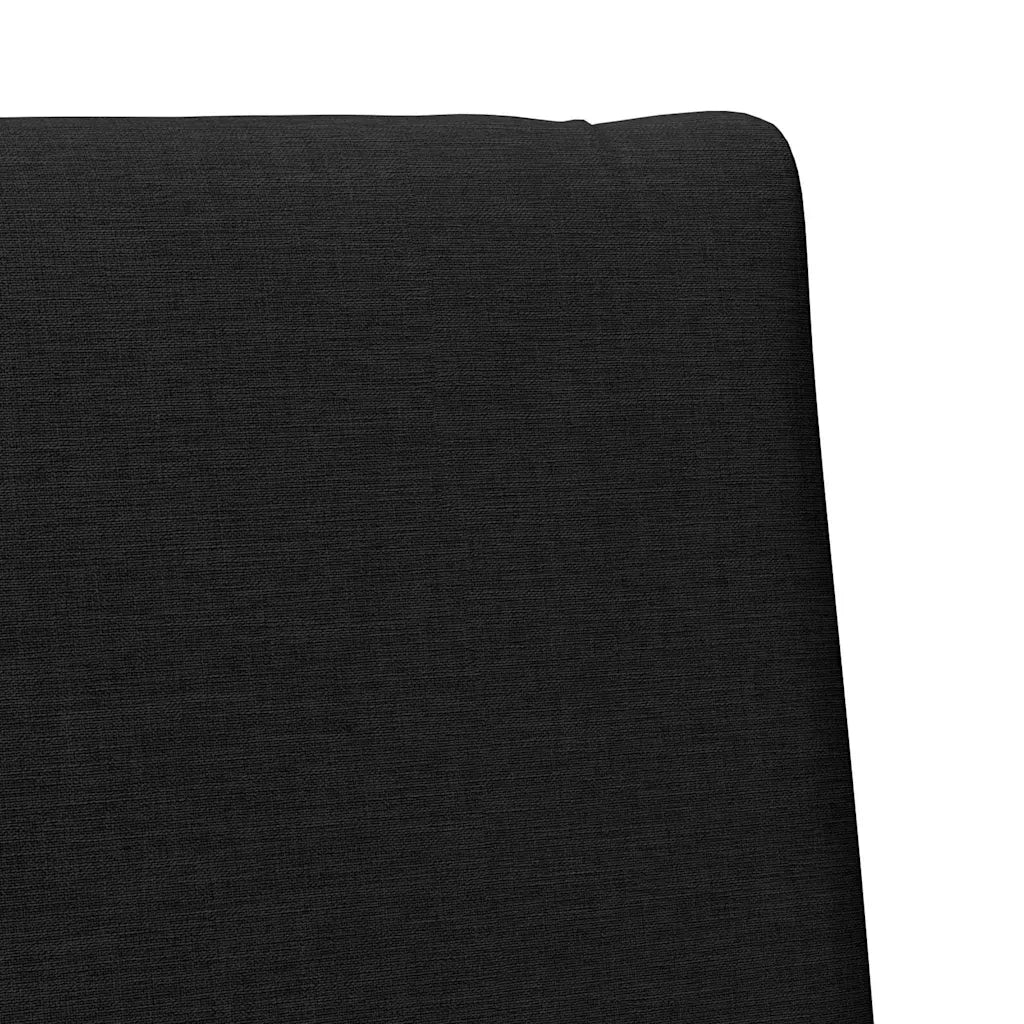 Testiera | Testata imbottita Nero 80 cm Pino massello