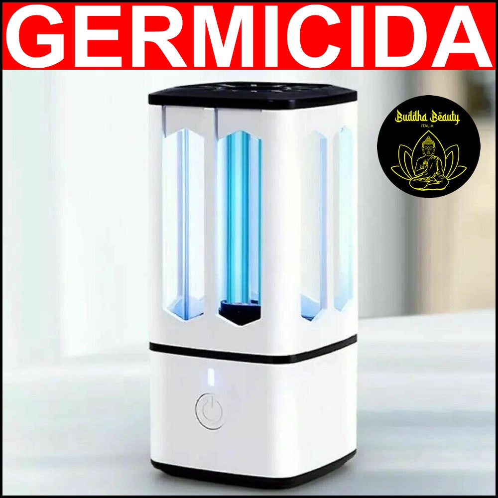 Trade Shop - Lampada Sterilizzatrice Germicida Con Raggi Uv C Uvc Sanificatore Portatile Usb -