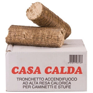 TRONCHETTO PER STUFE E CAMINI CONFEZIONE 8 PEZZI KG. 10 LEGNA ECOMBUSTIBILI