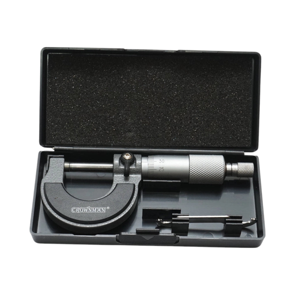 Micrometro meccanico per esterni 0-25mm Crownman