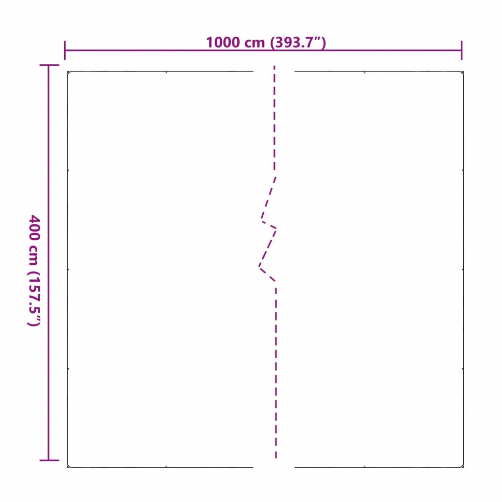 Copertura per Piante Trasparente 4 x 10 m PVC 3429355