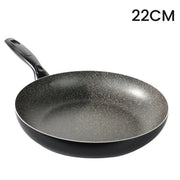 Trade Shop - Padella Antiaderente Antigraffio Pratica Veloce Resistente A 7 Strati Cucina Da ø18 A 32cm -    -diametro 22cm   -