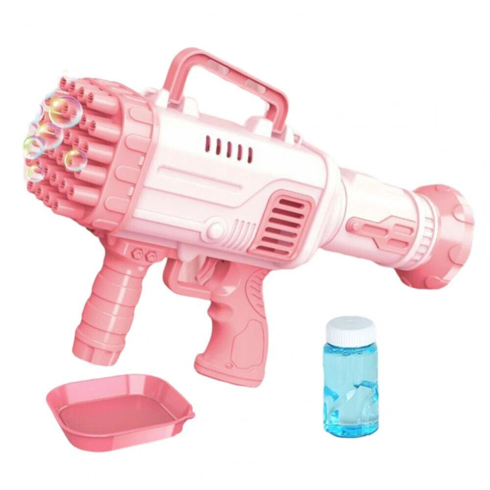 Trade Shop - Pistola Fucile Spara Bolle Di Sapone Sparabolle + 2 Ricariche Giocattolo Bambini -