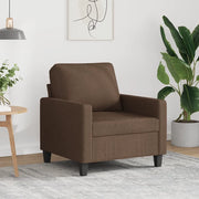 Poltrona Marrone 60 cm in Tessuto 359150