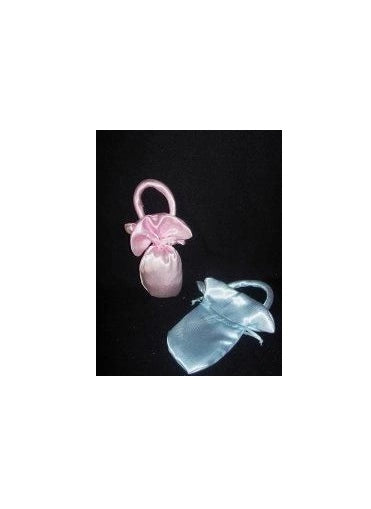 Bomboniera Ciucciotto Neonato Rosa e Celeste 25 Pezzi
