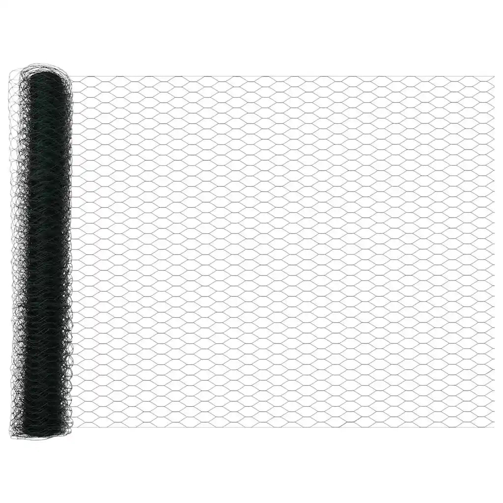 Palo della recinzione Verde 25 x 1 m (rete 36 mm) Acciaio