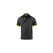 SPARCO POLO TOLEDO GREY YELLOW TG L