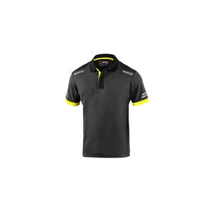 SPARCO POLO TOLEDO GREY YELLOW TG L