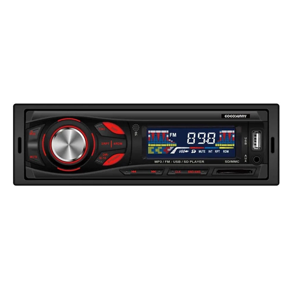 Trade Shop - Stereo Auto Autoradio Bluetooth Ingresso Aux, Sd E Usb 4 X 45w Con Telecomando -