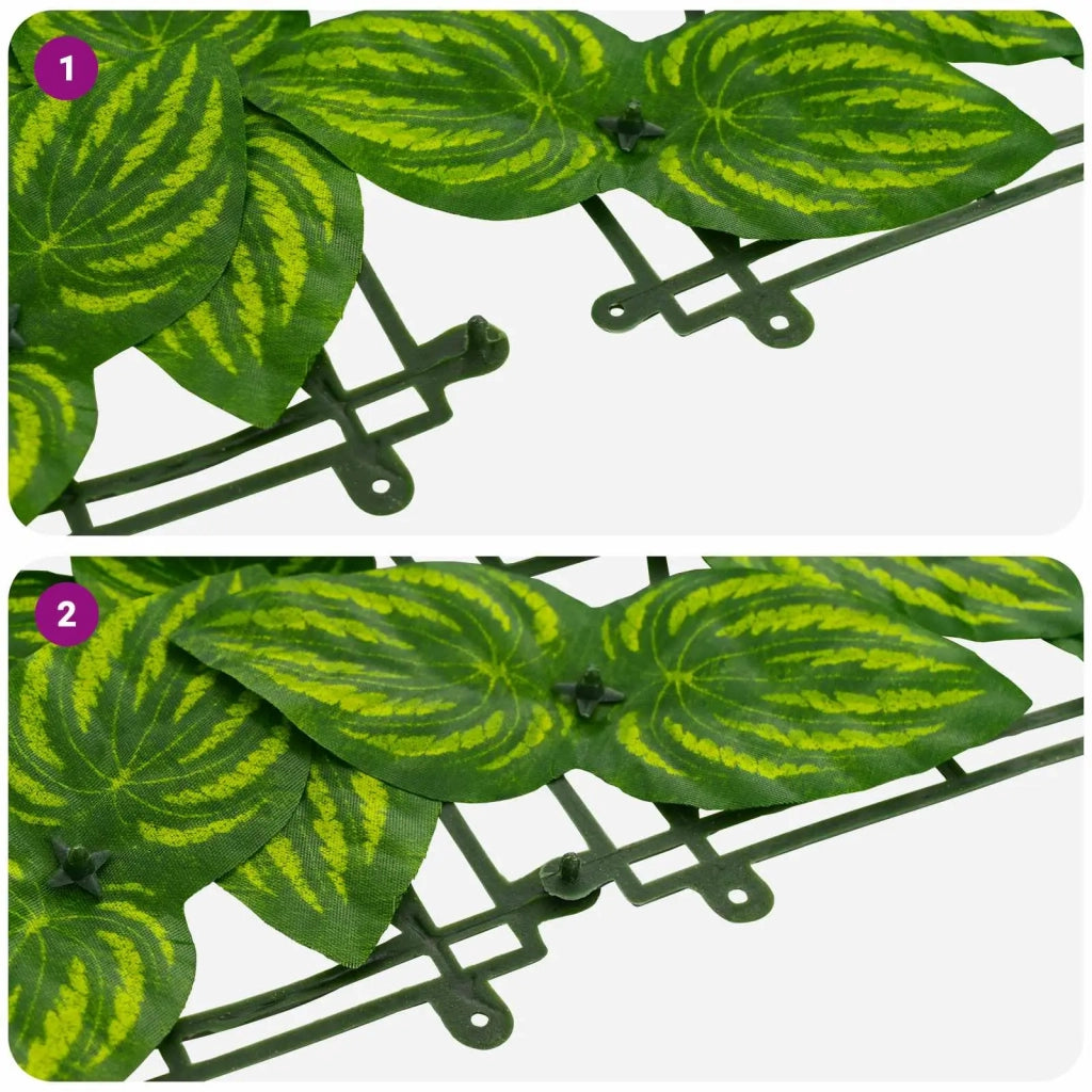 Schermo per balcone con foglie-Pannello per balcone Verde e Giallo 500 x 150 cm 572788