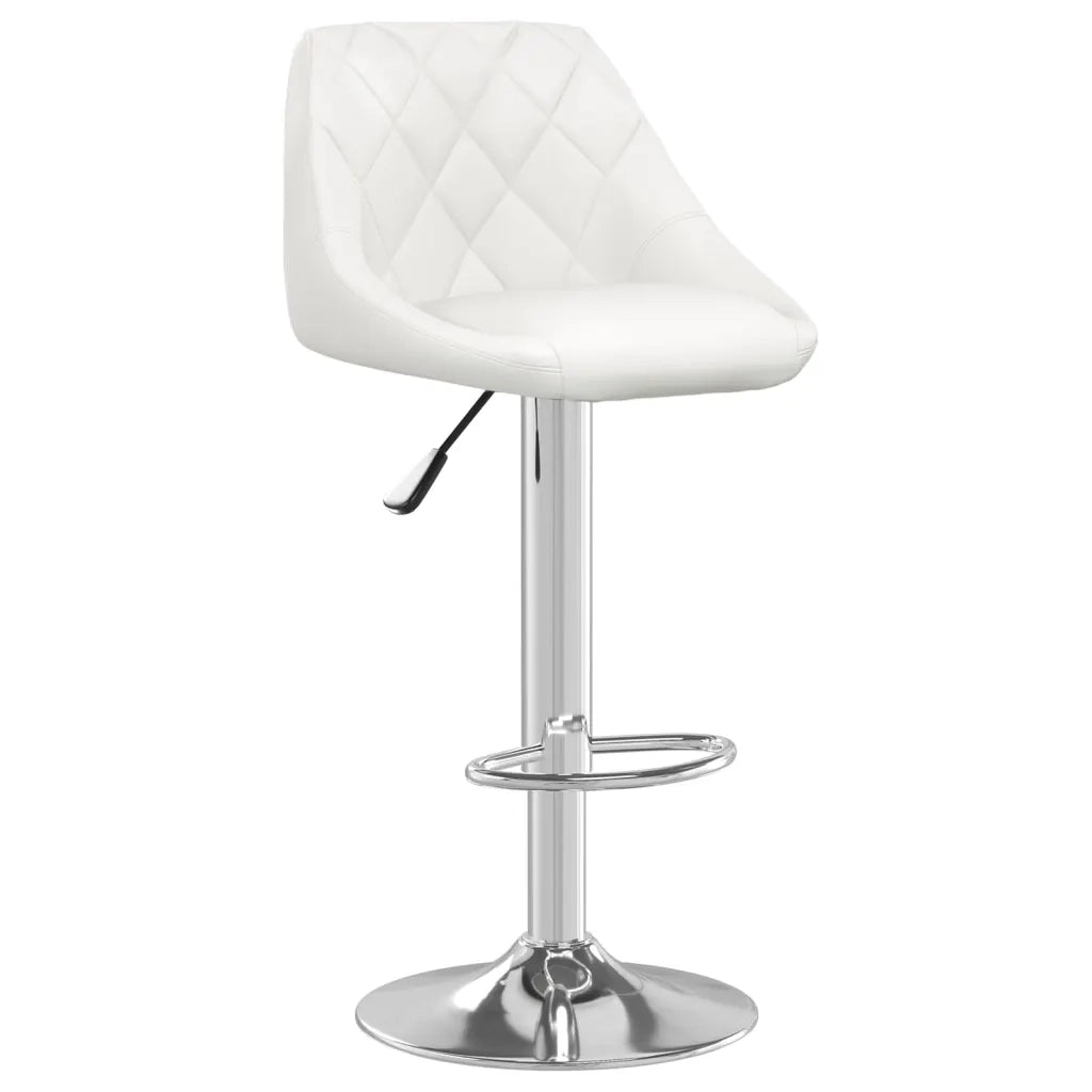 Sgabello da Bar Bianco in Similpelle 335169