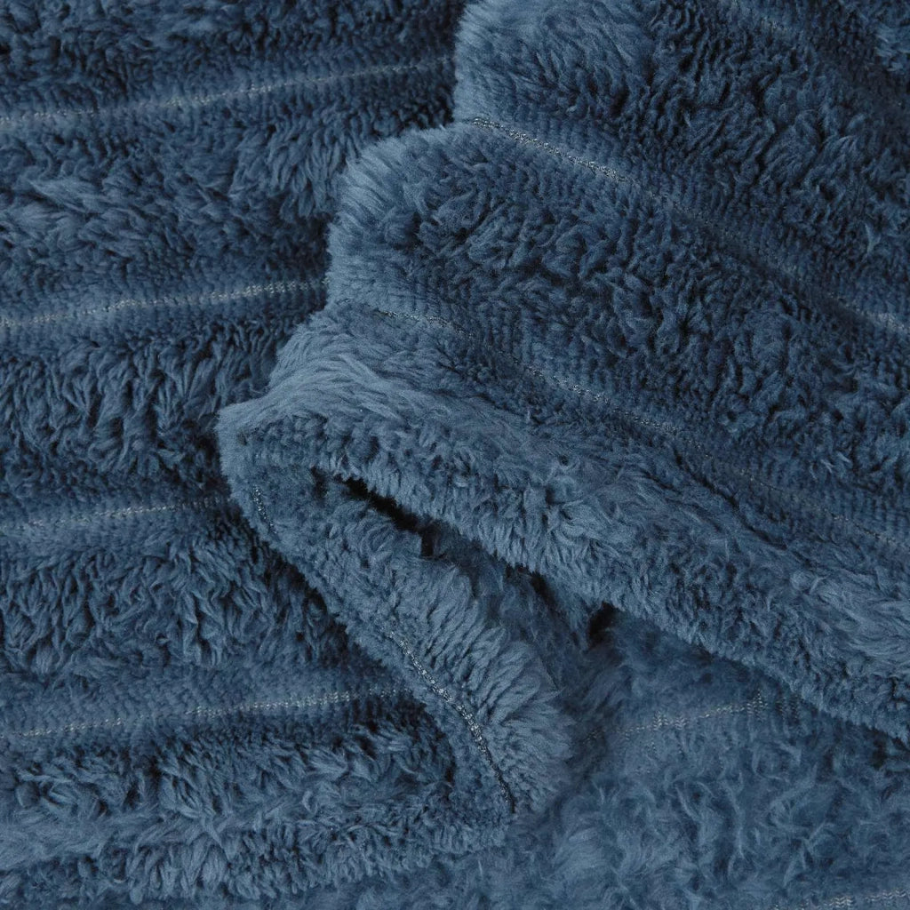 Coperta Blu navy 200 x 150 cm Panno 42016838