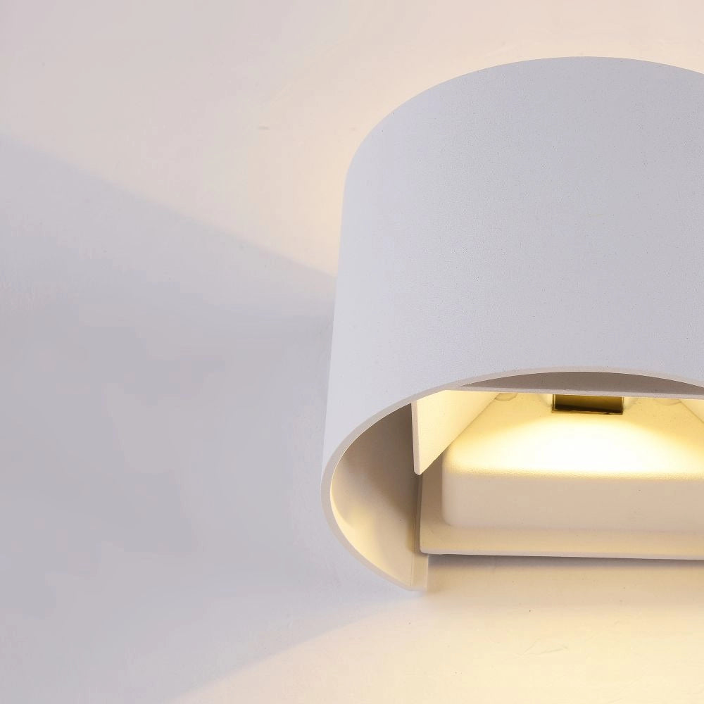 Applique da esterno Maytoni Fulton LED 6W IP54 bianca