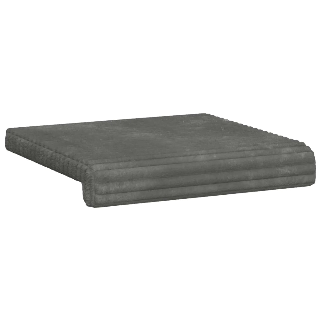 Cuscino per panchina 4 pcs Corduroy Morbido Grigio Chiaro 42043142