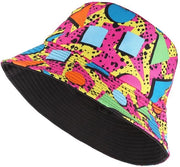 Cappello da Baseball Multicolore - Omkeerbaar - Polyester - Altezza Cappello 58 cm - Cappello a Sacchetto