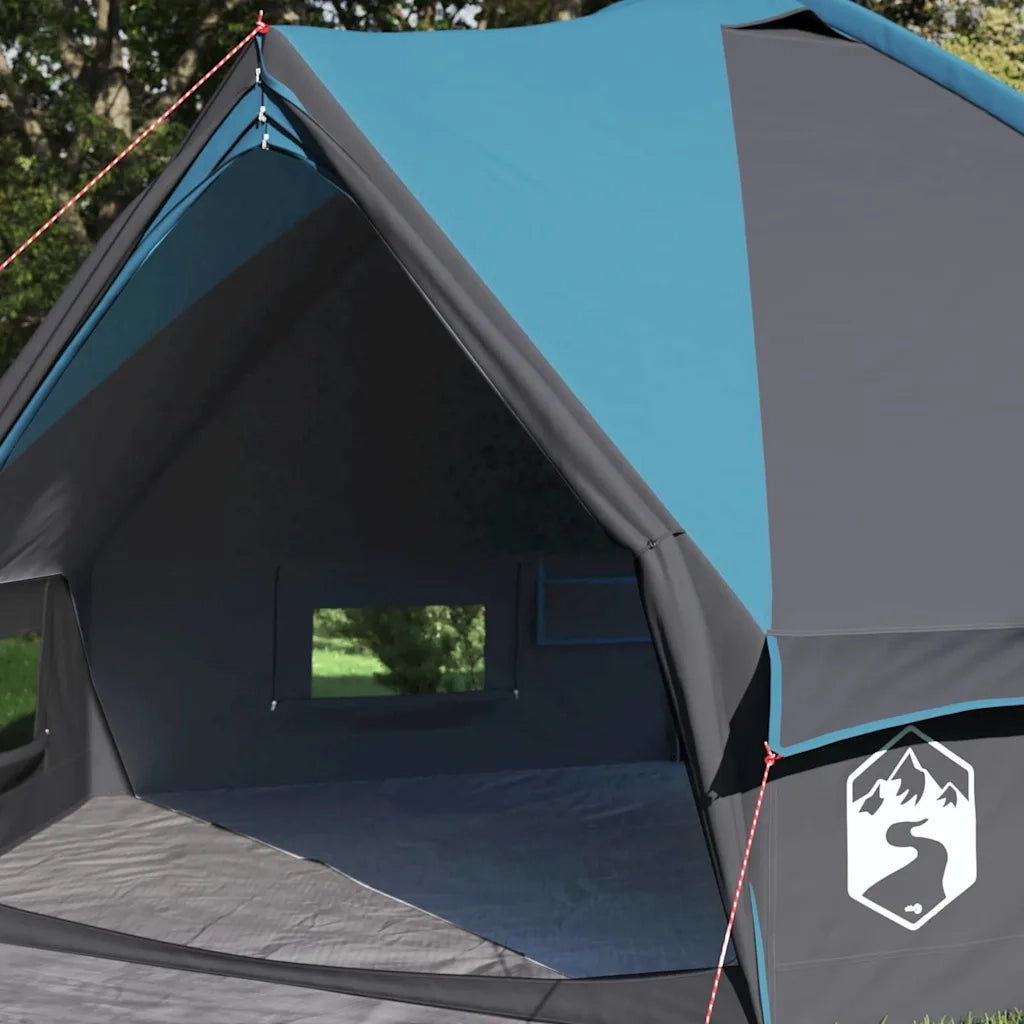 Tenda Teepee per 4 persone Blu e Grigio 388 x 320 x 169 cm