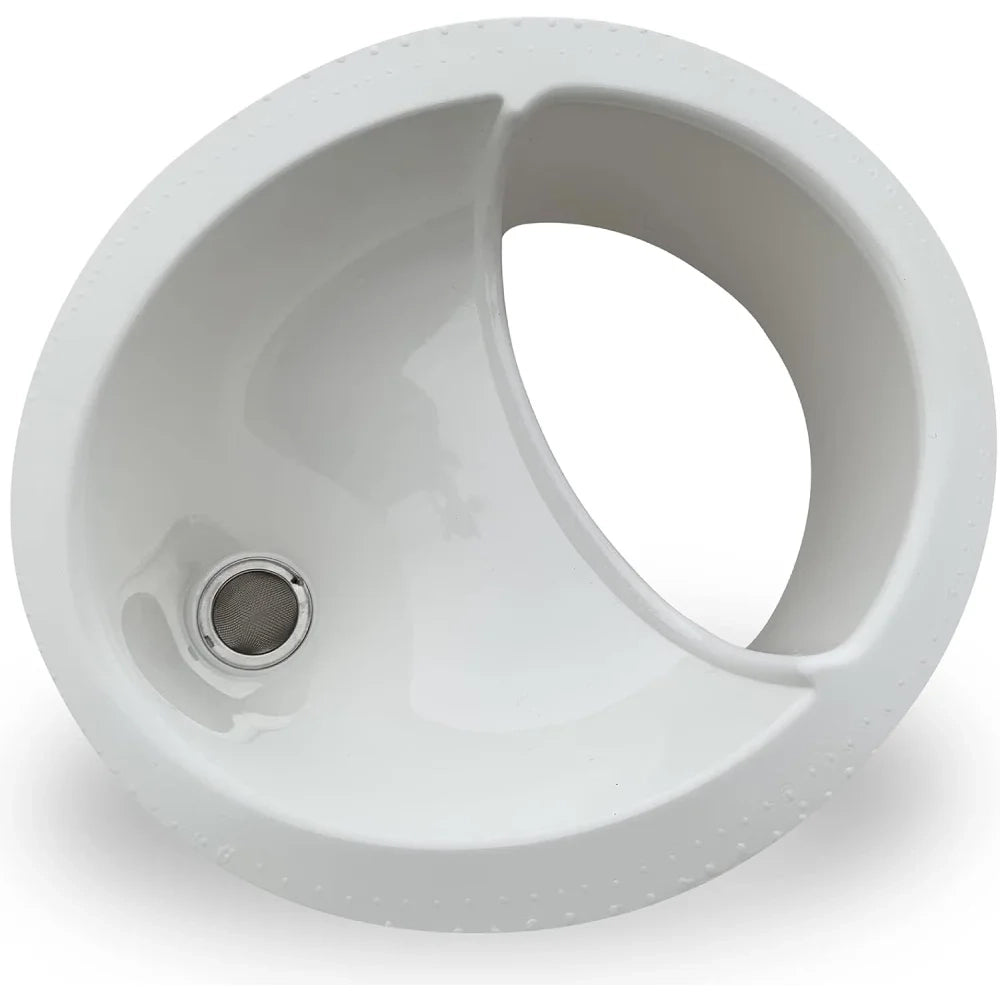 Free range designs urine separatore per compost sedile wc bianco