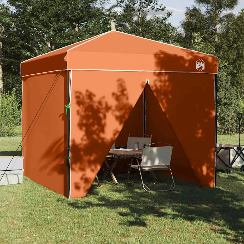 Tenda Gazebo Arancione 243 x 243 x 251 cm Tessuto 42007382