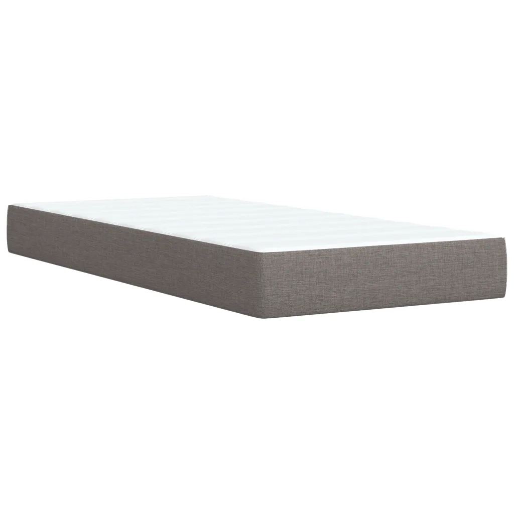 Giroletto a Molle con Materasso Tortora 90x200 cm inTessuto 3289269