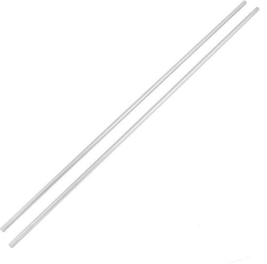Tubo in Acciaio Inox - 8 mm di Diametro - 600 mm di Lunghezza - Resistente alle Scosse - Adatto per Macchine Automatiche - Duraturo e Resistente alla Corrosione - Conduttore Lineare